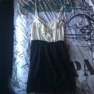 Black and White Cocktail Dress
